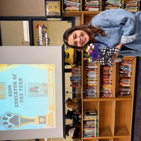 Fernandez ES Educator of the Year, Ms. Adriana Garza, Kindergarten Teacher 