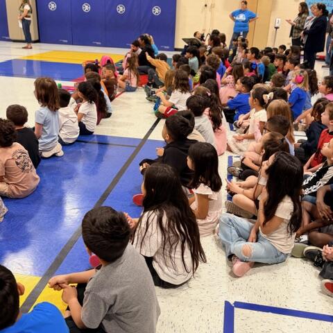 Students are ready for the fun! 