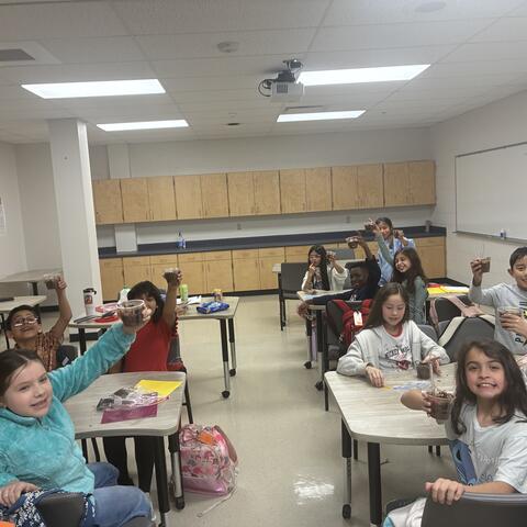 Cooking Club Students