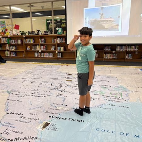 Texas floor map lesson