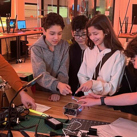 7th grade engineers explored electrical engineering