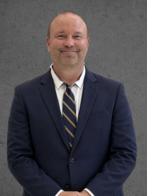 Portrait of Greg Dylla the principal of Hobby Middle School