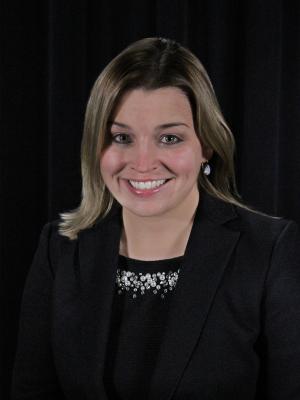 Portrait of Jennifer Bock, Principal of Colby Glass Elementary.