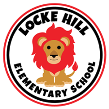 Locke Hill Lions school logo