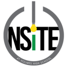 NSite logo within a grey circle
