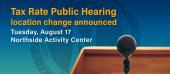 Public Hearing Location Change