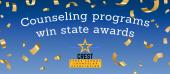 Counseling programs win state awards