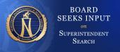 Board Seeks Input on Superintendent Search
