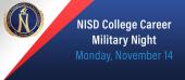 NISD College, Career, and Military Night is Nov. 14