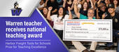 Warren teacher receives national teaching award