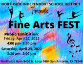Fine Arts Fest event logo and flyer 