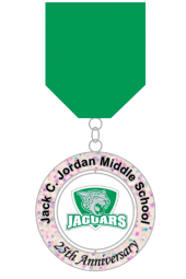 Jordan Medal with Jaguars mascot in the middle