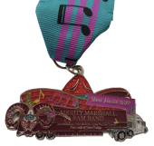 Marshall band medal featuring band trailer
