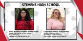 Photo collage of Stevens HS Valedictorian and Salutatorian 