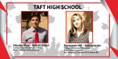 Photo collage of Taft HS Valedictorian and Salutatorian 