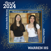 Warren HS Valedictorian and Salutatorian 