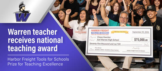 Warren teacher receives national teaching award